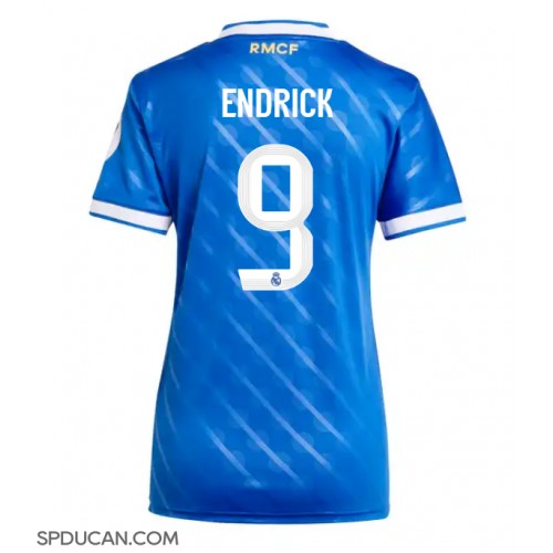 Zenski Nogometni Dres Real Madrid Endrick #9 Rezervni 2025-26 Kratak Rukav